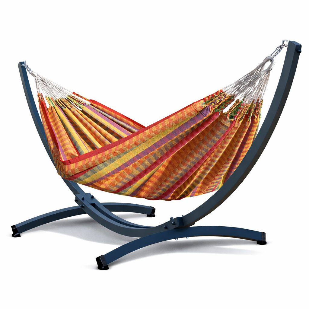 Hamac sur Pied XXL Vasul | Grande Taille, Résistant 220 kg, Famille | HAMACJARDIN
