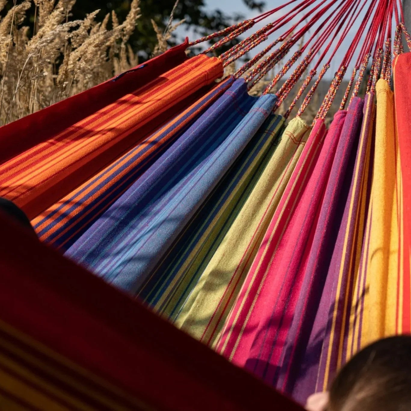 Hamac Colombien Duo Valparaíso | 2 Personnes, Artisanal, Coloris Vibrants | HAMACJARDIN