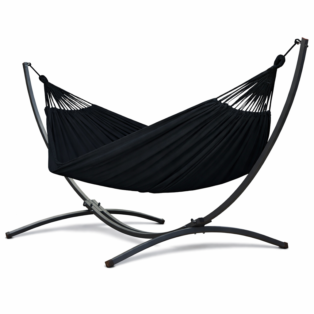 Hamac Jardin sur Pied Verena | Kit Complet, Résistant, Style Nature | HAMACJARDIN