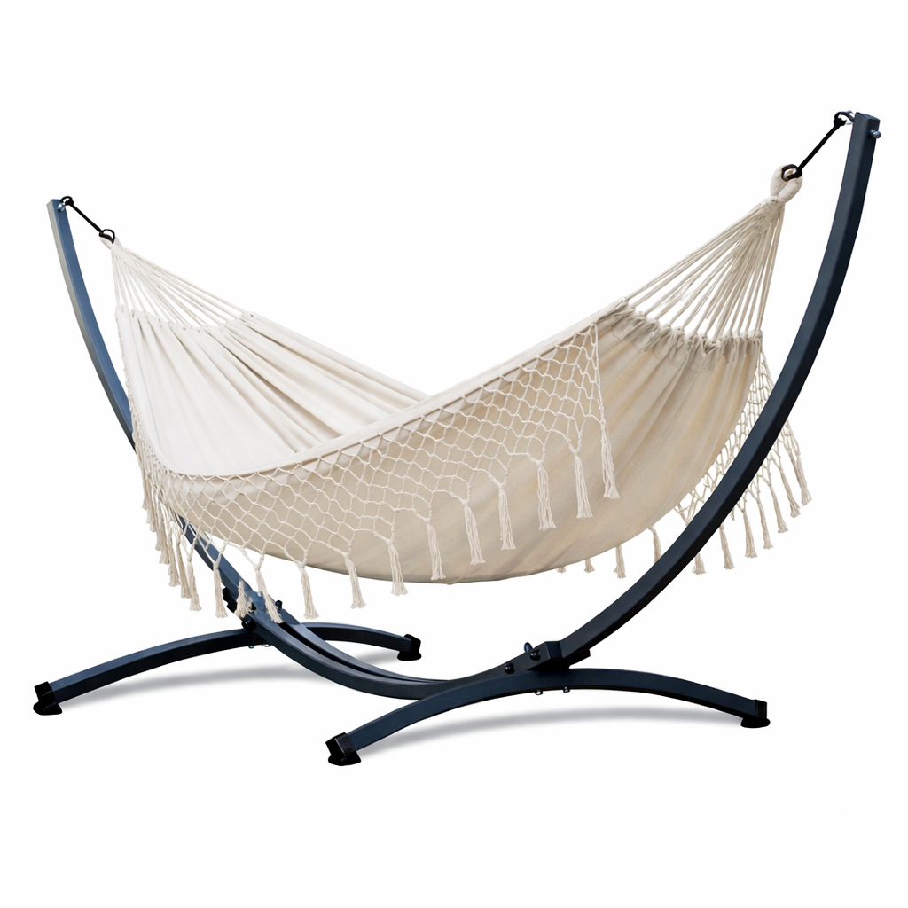 Hamac sur Pied 2 Personnes Luminia | Léger, Lumineux, Jardin & Terrasse | HAMACJARDIN